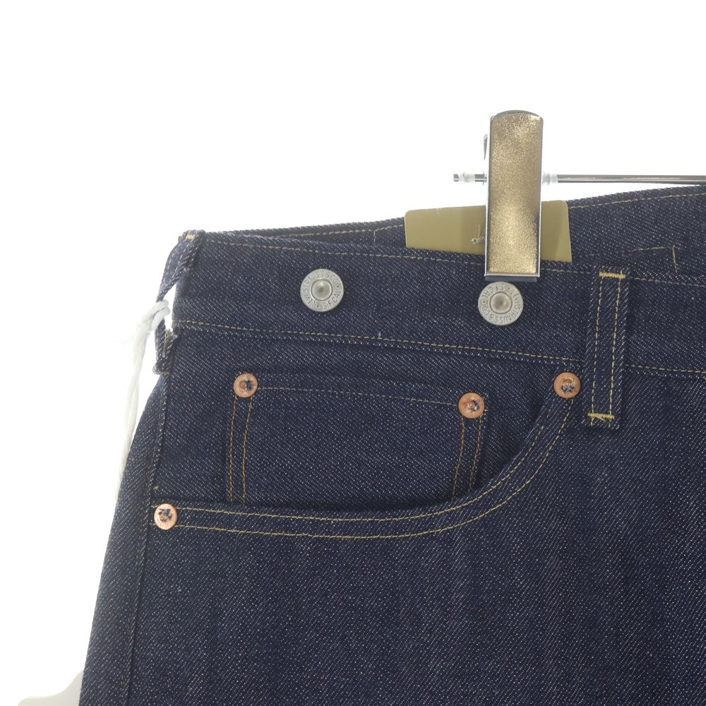 Levi's VINTAGE CLOTHING(リーバイス ビンテージ クロージング) LVC 1922 501 JEANS 1922年モデル シンチバック サスペンダーボタン 赤タブ無 赤耳 デニムパンツ ネイビー