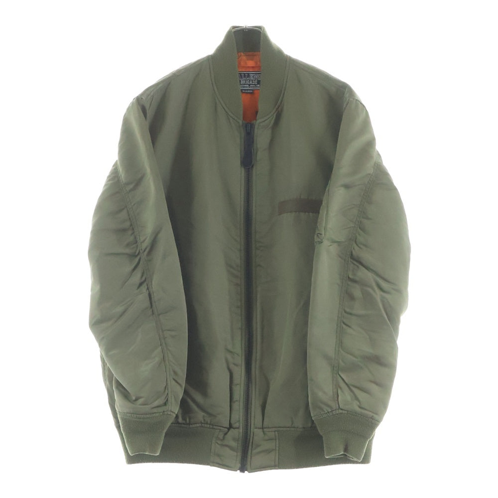 CHALLENGER(チャレンジャー) 15AW バックプリント ジップアップ ブルゾン ジャケット カーキ