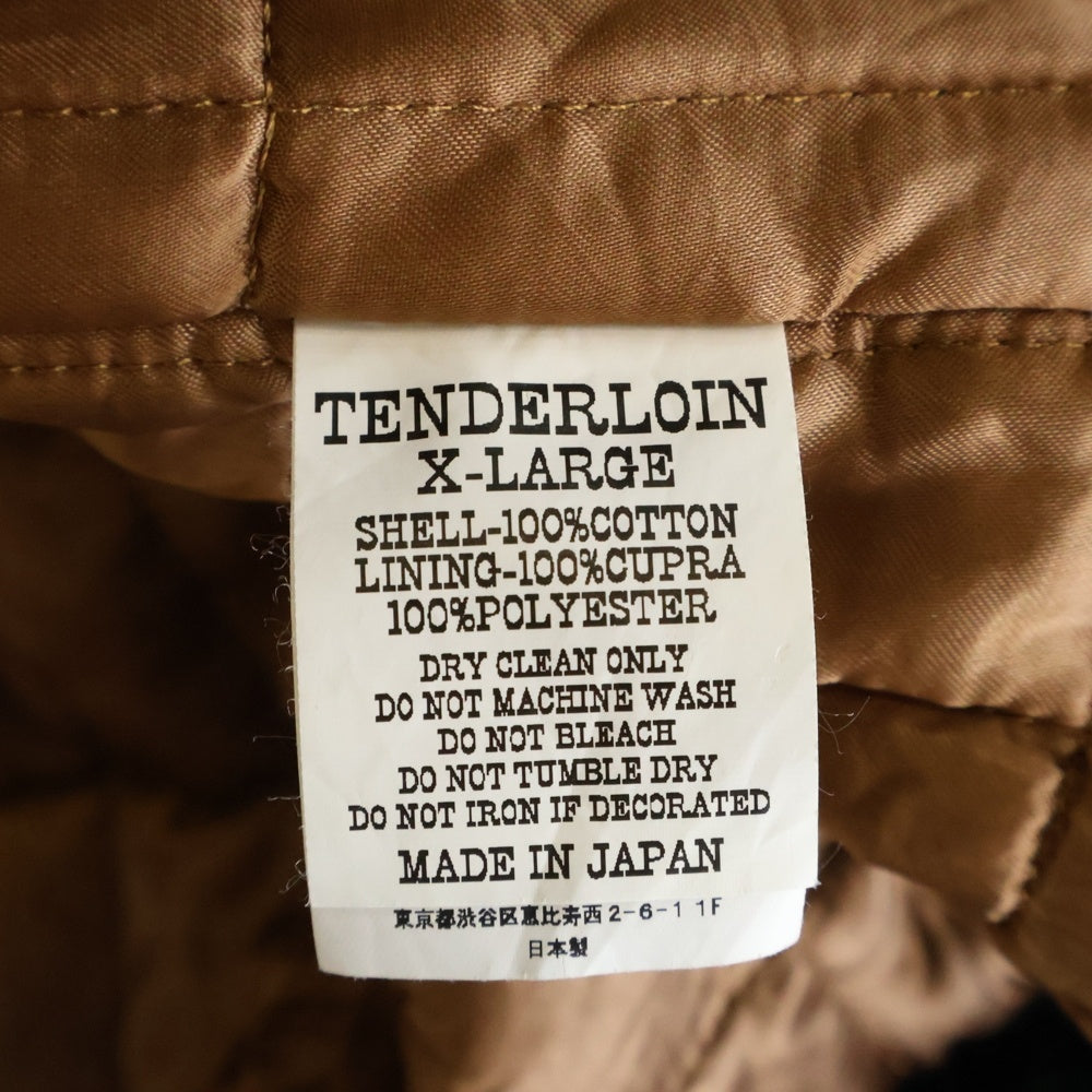 TENDERLOIN(テンダーロイン) T-50s コーディロイ スタンドカラージップアップジャケット ネイビー