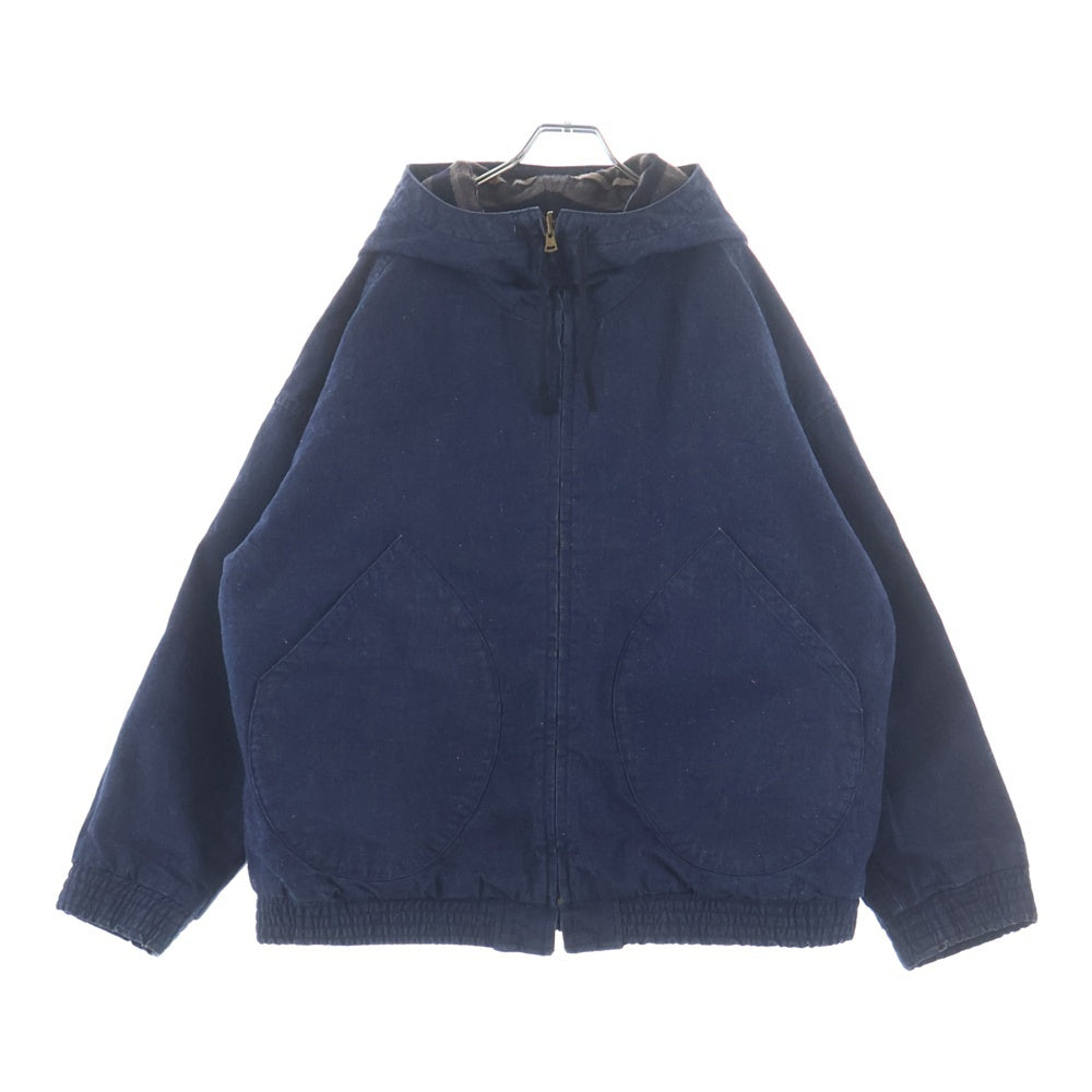 TENDERLOIN(テンダーロイン) REVERSIBLE HOODED DENIM JKT リバーシブル 裏地ブランケット フーディデニムジャケット インディゴ