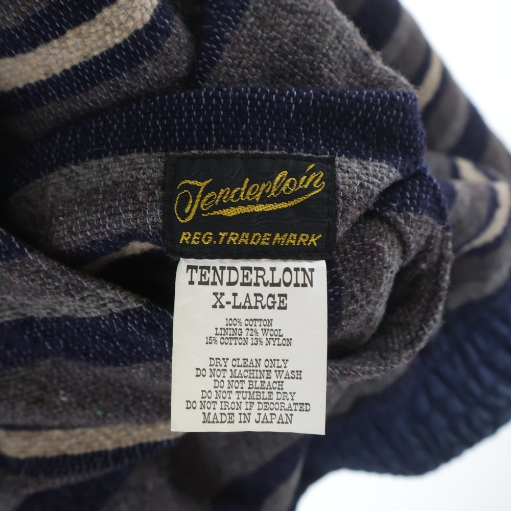 TENDERLOIN(テンダーロイン) REVERSIBLE HOODED DENIM JKT リバーシブル 裏地ブランケット フーディデニムジャケット インディゴ