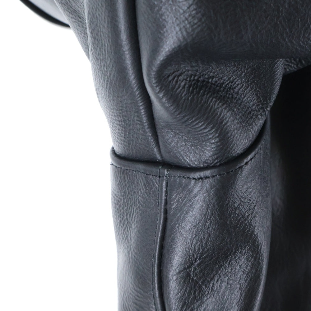mastermind JAPAN(マスターマインドジャパン) 17AW ×VANSON カウレザー ジップアップ シングルライダース MWVP17-BL001-1 ブラック