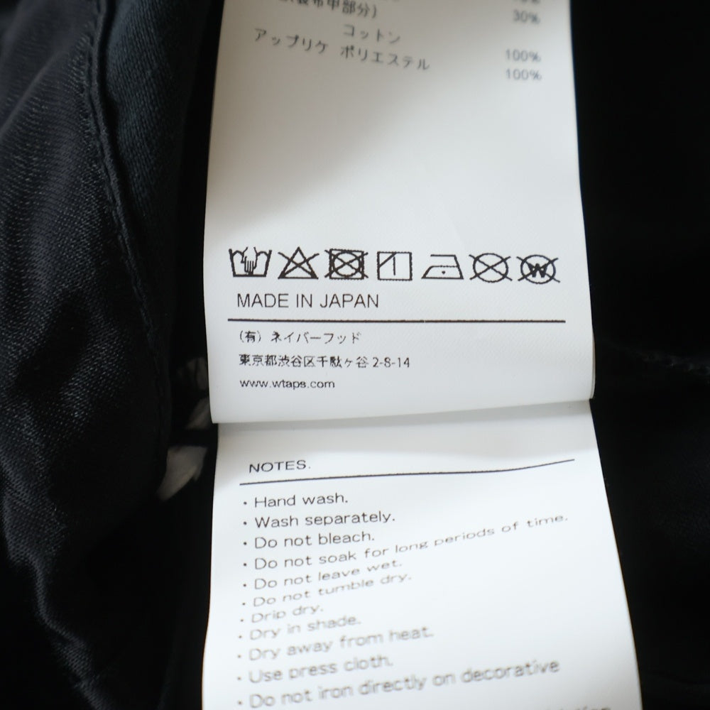 WTAPS(ダブルタップス) 24SS CHIEF/JACKET/CTRY.SATIN.LEAGUE 241TQDT-JKM02 チーフ レーヨン混 サテンコーチジャケット 241TQDT-JKM02