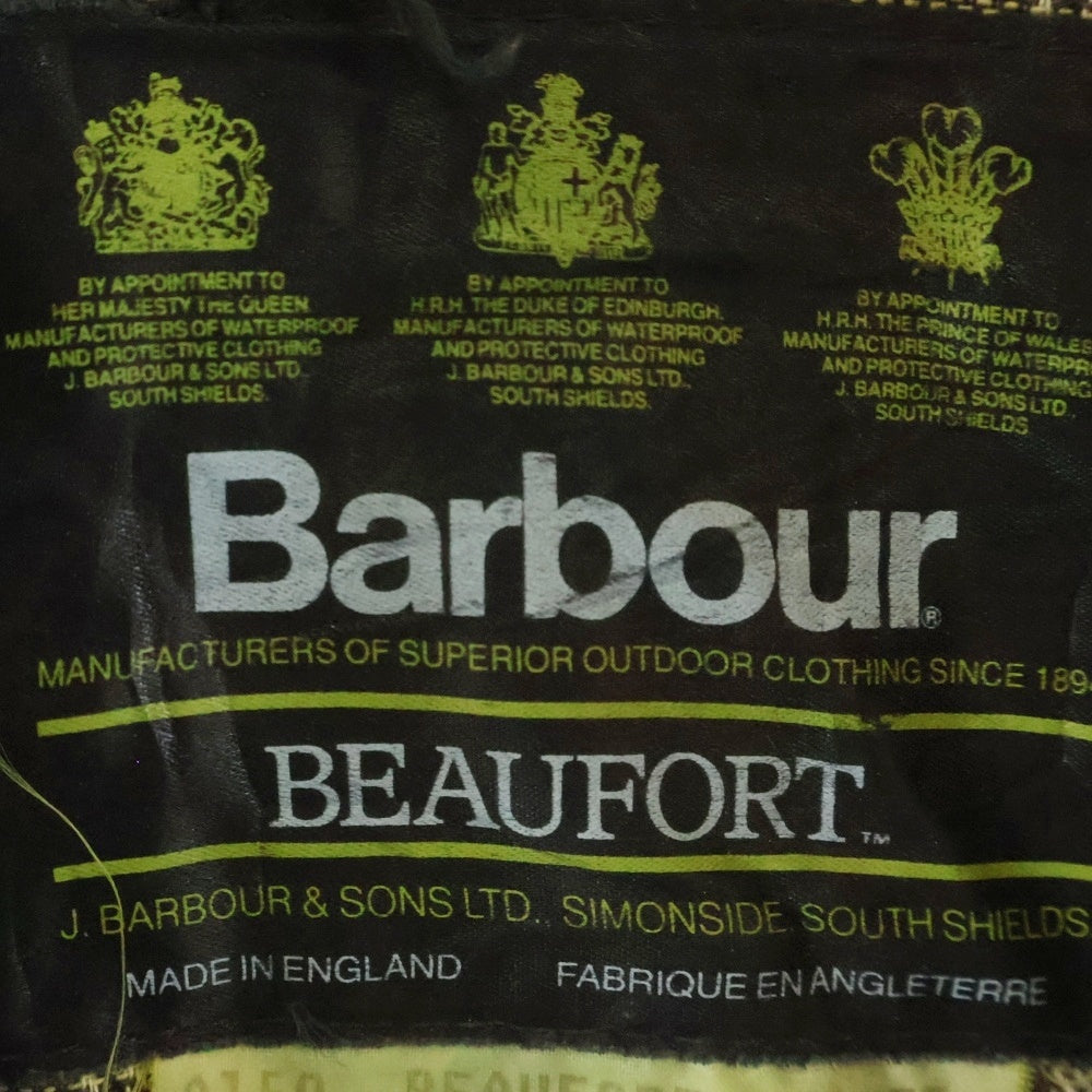 Barbour(バブアー) 90s 3ワラント BEAUFORT ビューフォート オイルドジャケット カーキ