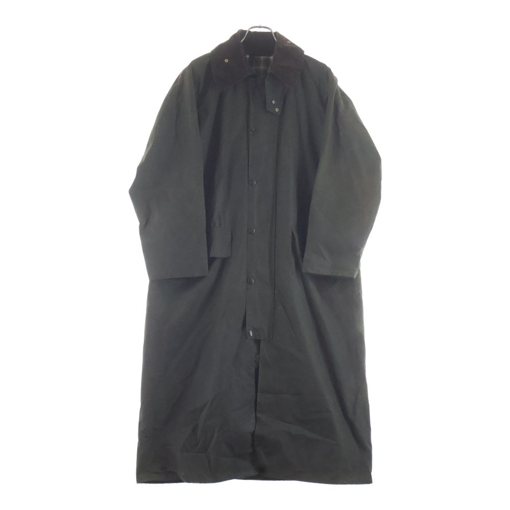 Barbour(バブアー) 80s 88年製 3ワラント BURGHLEY バーレー オイルド ロングコート カーキ