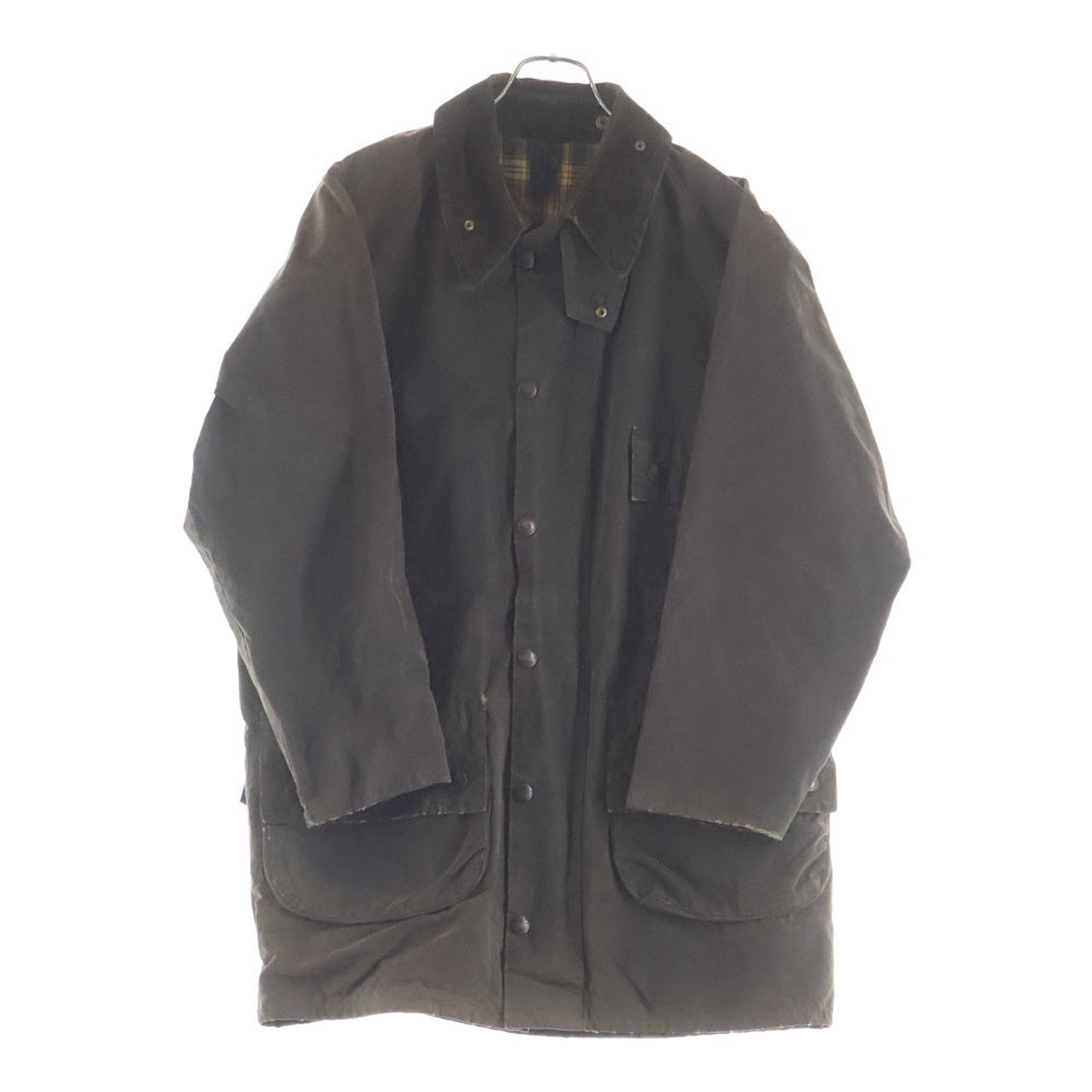 Barbour(バブアー) 90s 3ワラント SOLWAY ZIPPER ソルウェイジッパー オイルド ミドルコート カーキ