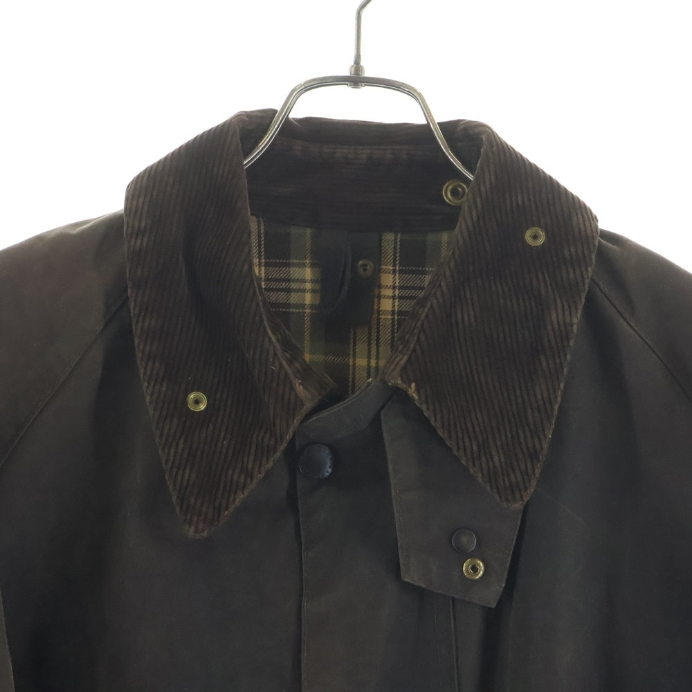 Barbour(バブアー) 90s 3ワラント SOLWAY ZIPPER ソルウェイジッパー オイルド ミドルコート カーキ