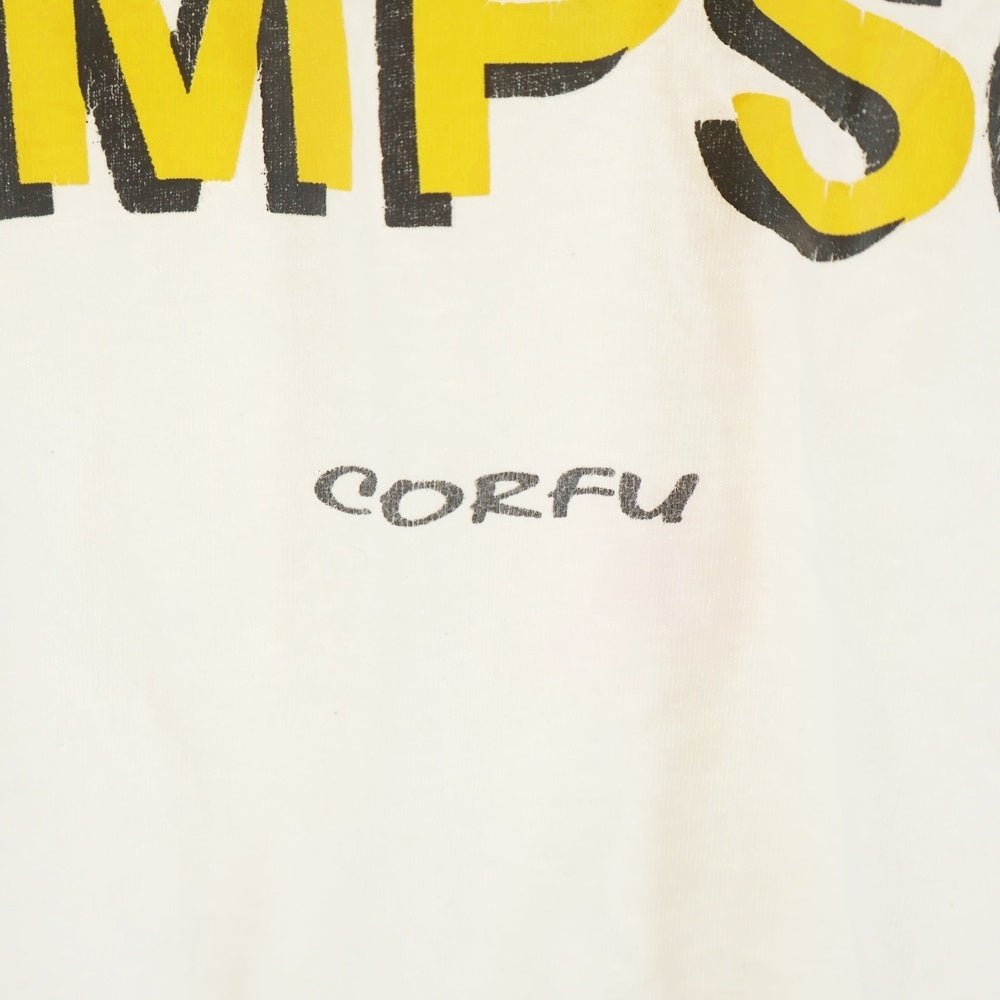 VINTAGE(ヴィンテージ) 00s SIMPSON STONER シンプソンズ タバコ クルーネックTシャツ ホワイト