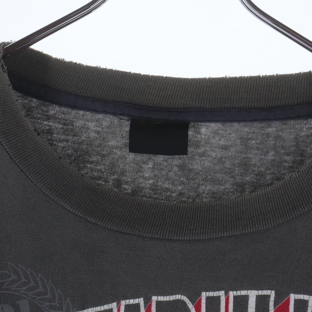 VINTAGE(ヴィンテージ) 90s CHICAGO BULLS シカゴブルズ Repeatsbulls 裾袖シングル クルーネックTシャツ ブラック