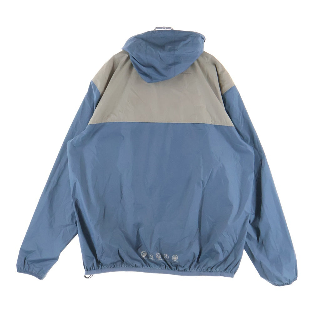 BEAMS(ビームス) K-WAY ALWAYTH リップストップ 2301094/K2138EW ナイロンプルオーバージャケット ブルー