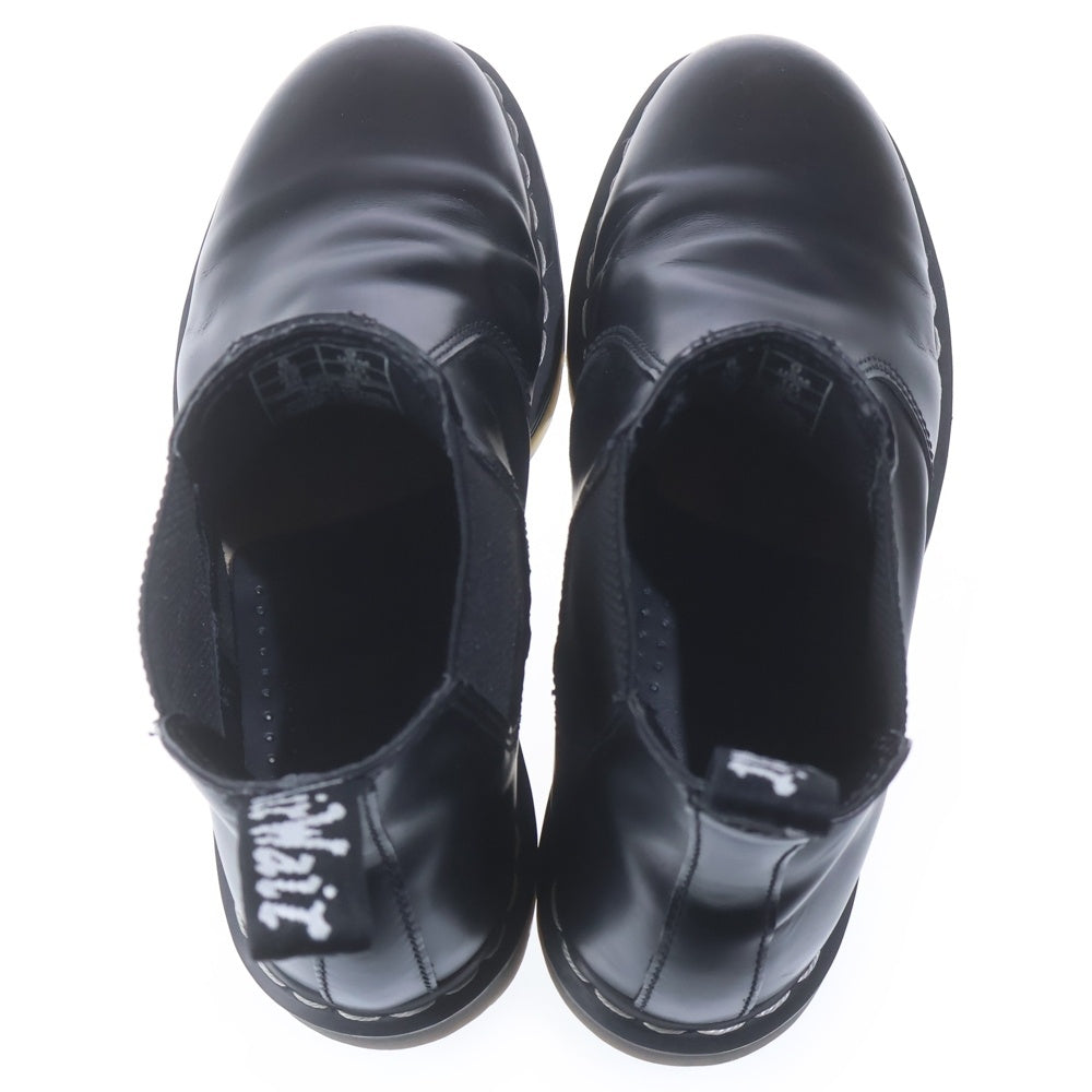Dr.Martens(ドクターマーチン) ホワイトステッチ 2976 レザー サイドゴアブーツ ブラック