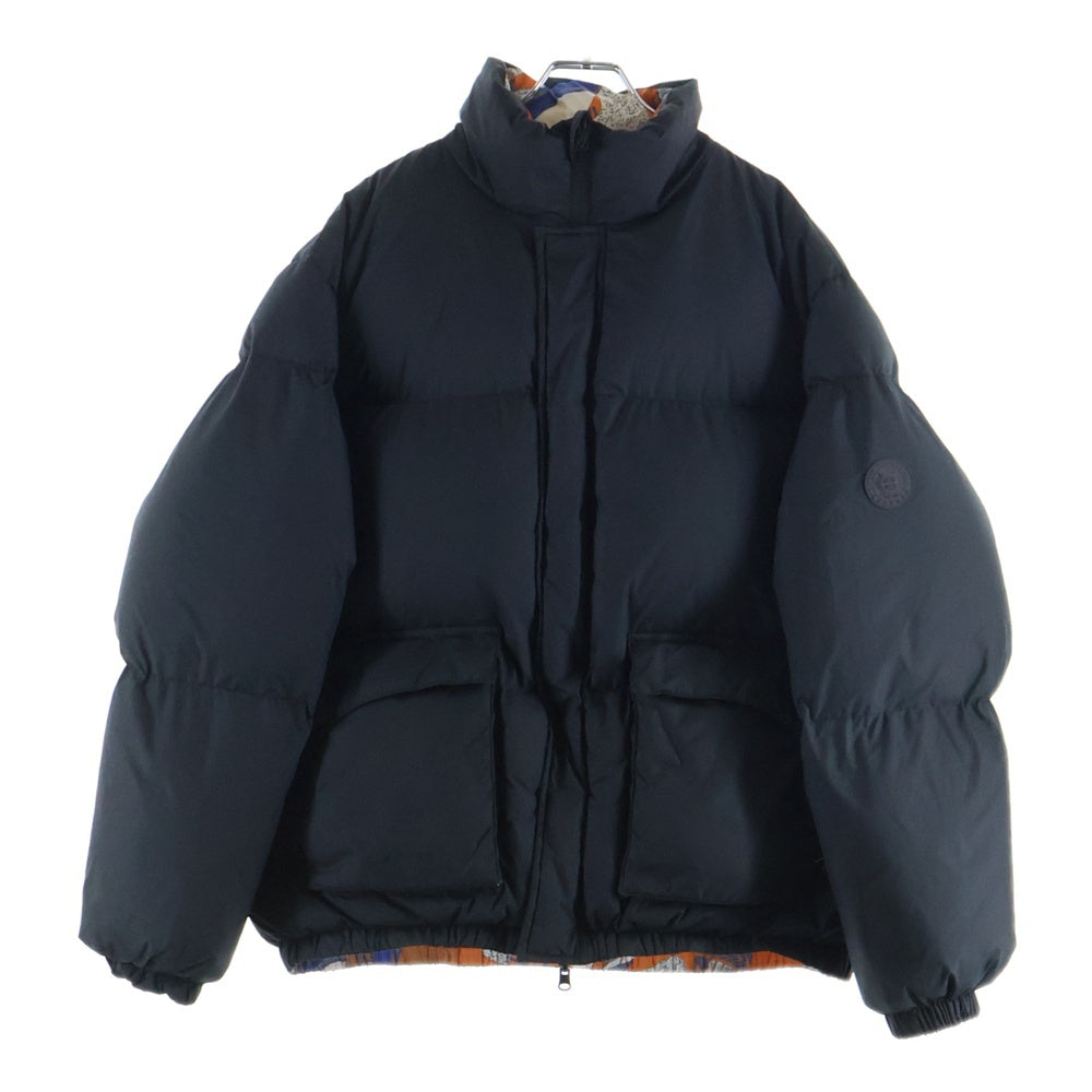 EVISEN SKATEBOARD(エビセン スケートボード) 21AW SLASH REVERSIBLE DOWN JACKET スラッシュリバーシブルダウンジャケット リバーシブル ダウンジャケット ブラック/マルチカラー