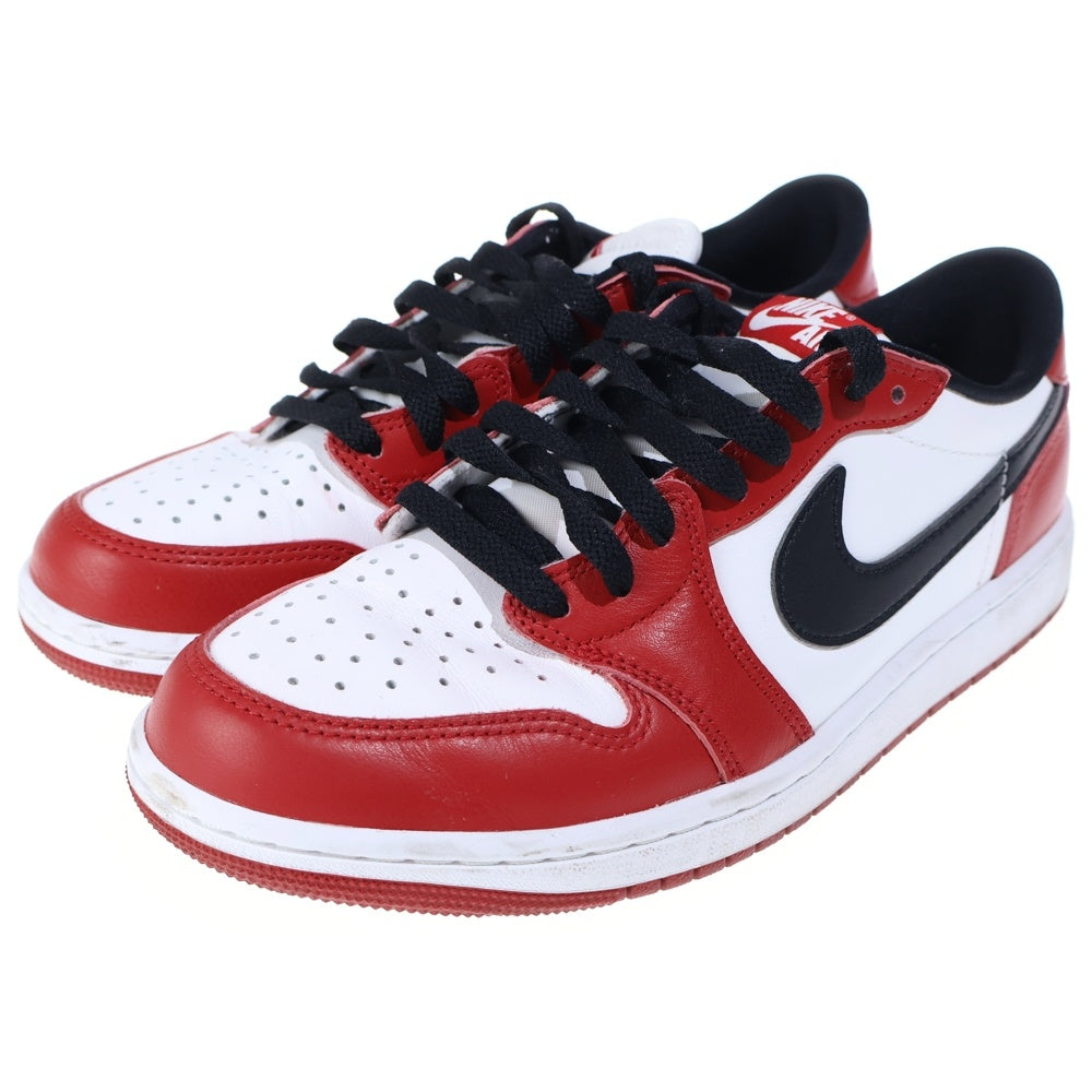 NIKE(ナイキ) AIR JORDAN 1 RETRO LOW OG Chicago エアジョーダン1 レトロ ロー OG シカゴ ローカットスニーカー US8/26cm HQ6998-600 レッド
