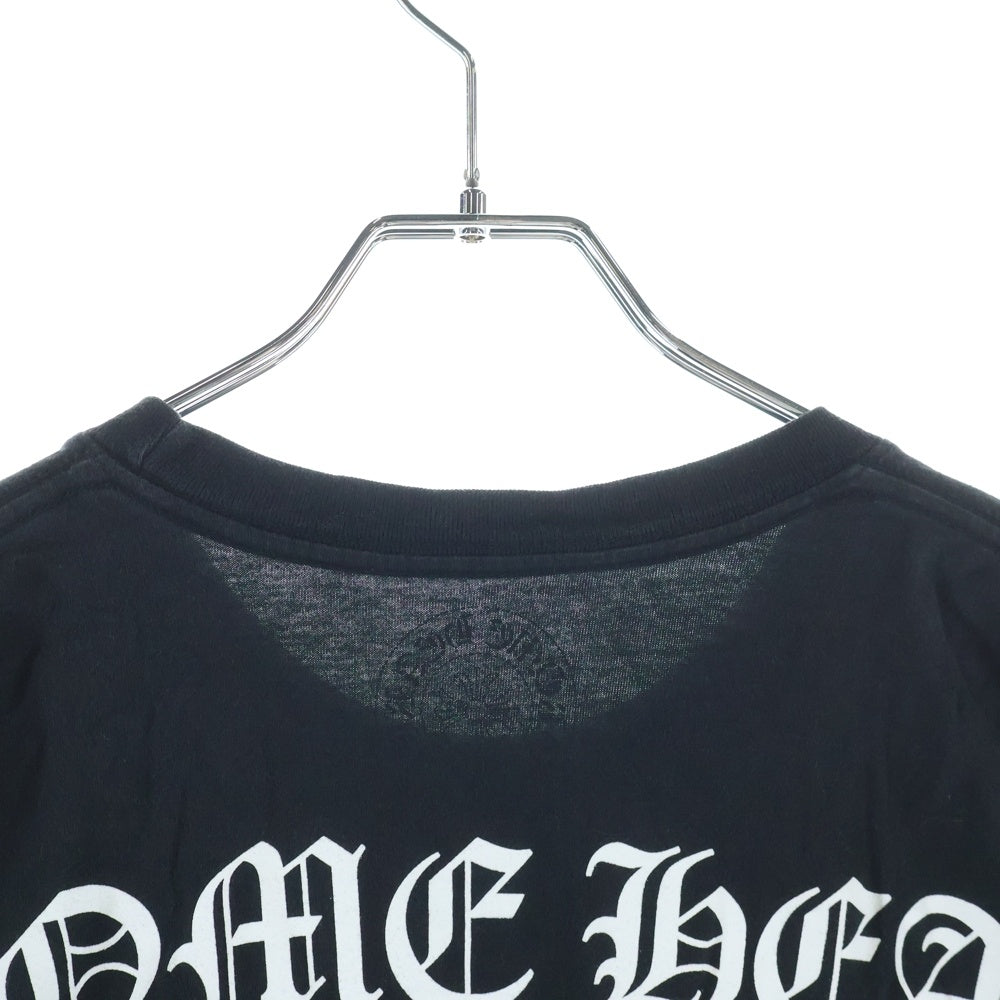CHROME HEARTS(クロムハーツ) Blackarchlogo ブラックアーチロゴ USA クルーネック半袖Tシャツ ブラック