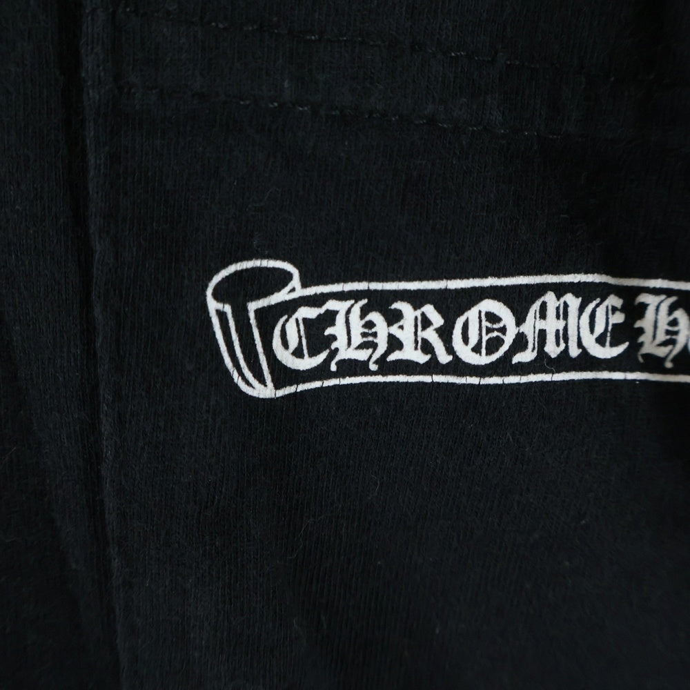 CHROME HEARTS(クロムハーツ) Blackarchlogo ブラックアーチロゴ USA クルーネック半袖Tシャツ ブラック