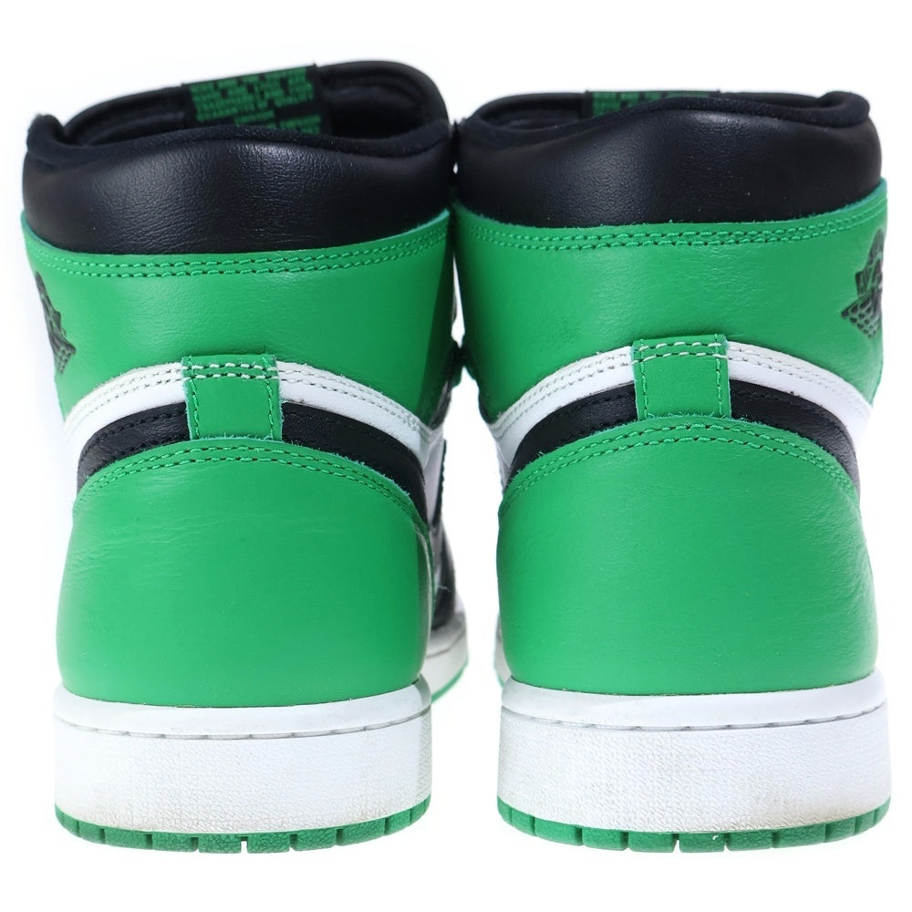 NIKE(ナイキ) AIR JORDAN 1 RETRO HIGH OG LUCKY GREEN エアジョーダン レトロ ラッキーグリーン ハイカットスニーカー ホワイト/グリーン US9/27cm DZ5485-031