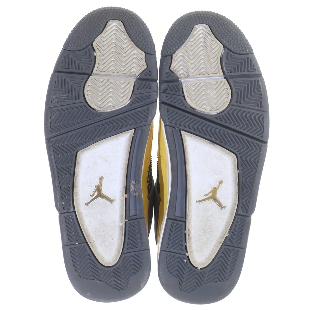 NIKE(ナイキ) AIR JORDAN 4 RETRO TOUR YELLOW CT8527-700 エアジョーダン 4 レトロ ハイカットスニーカー ツアーイエロー US9/27cm イエロー