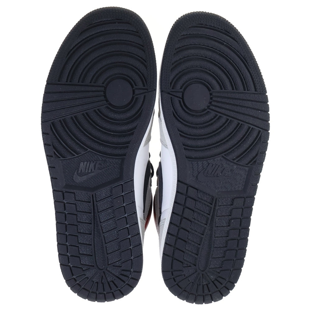 NIKE(ナイキ) AIR JORDAN 1 RETRO HIGH OG LIGHT SMOKE GREY エアジョーダン1 ライトスモークグレー ハイカットスニーカー ホワイト/グレー US9/27cm 555088-126