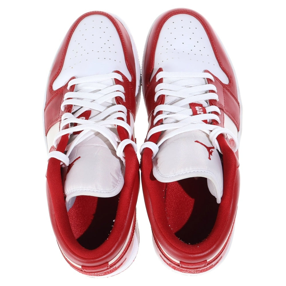NIKE(ナイキ) AIR JORDAN 1 LOW GYM RED エアジョーダン1 ジムレッド ローカットスニーカー レッド/ホワイト US9/27cm 553558-611