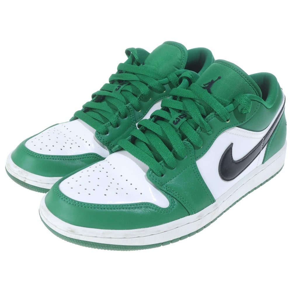 NIKE(ナイキ) AIR JORDAN 1 LOW GYM RED エアジョーダン1 ジムレッド ローカットスニーカー グリーン/ホワイト US9/27cm 553558-301