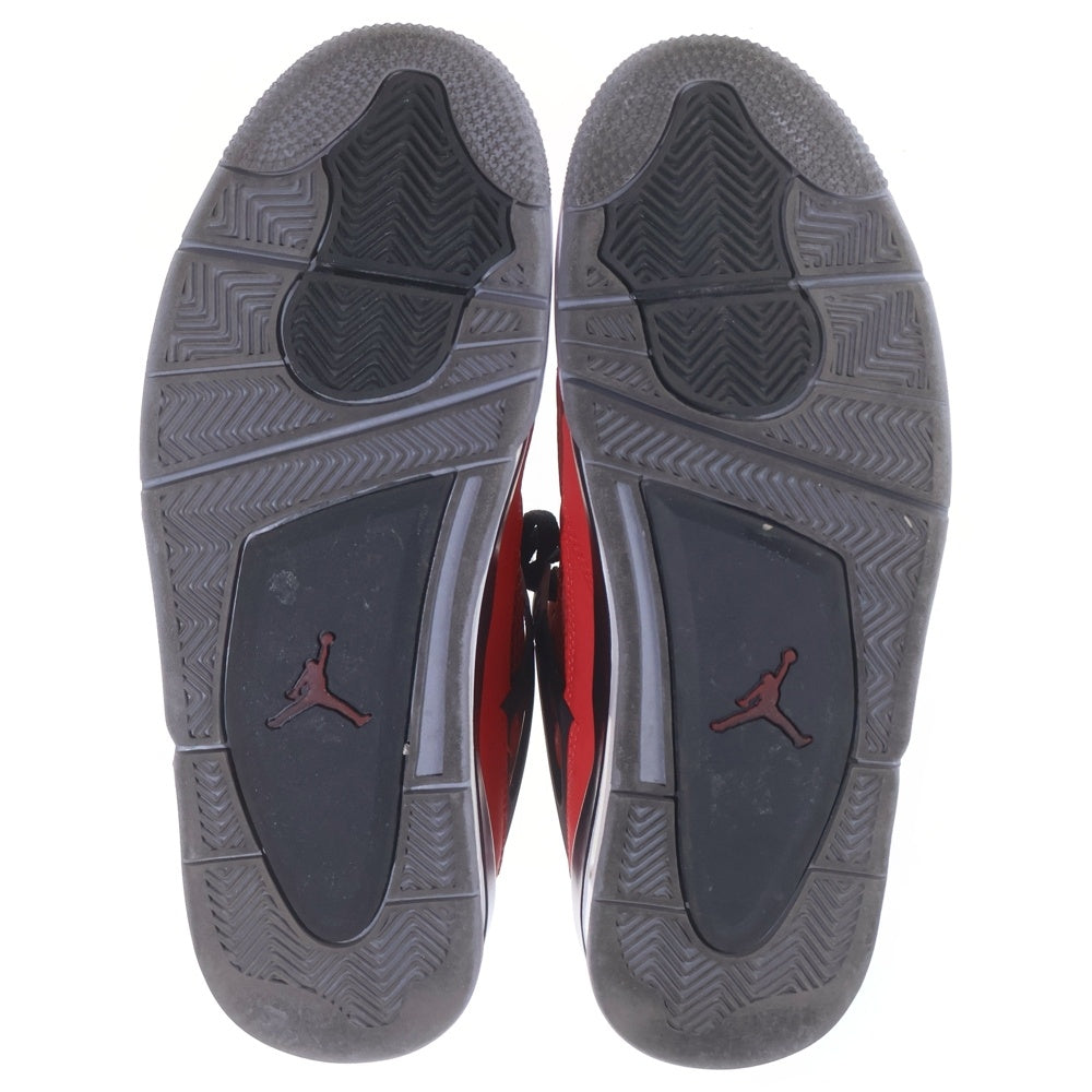 NIKE(ナイキ) AIR JORDAN 4 RETRO エアジョーダン4レトロ トロブラボー ハイカットスニーカーシューズ レッド US9/27cm 308497-603