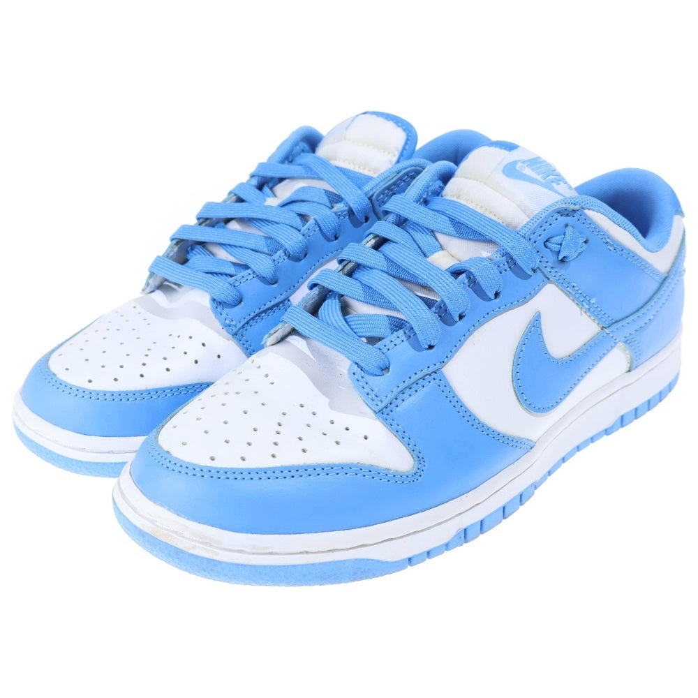 NIKE(ナイキ) DUNK LOW RETRO UNC UNIVERSITY BLUE ダンク レトロ ノースカロライナ ローカットスニーカー ホワイト/ブルー US9/27cm DD1391-102