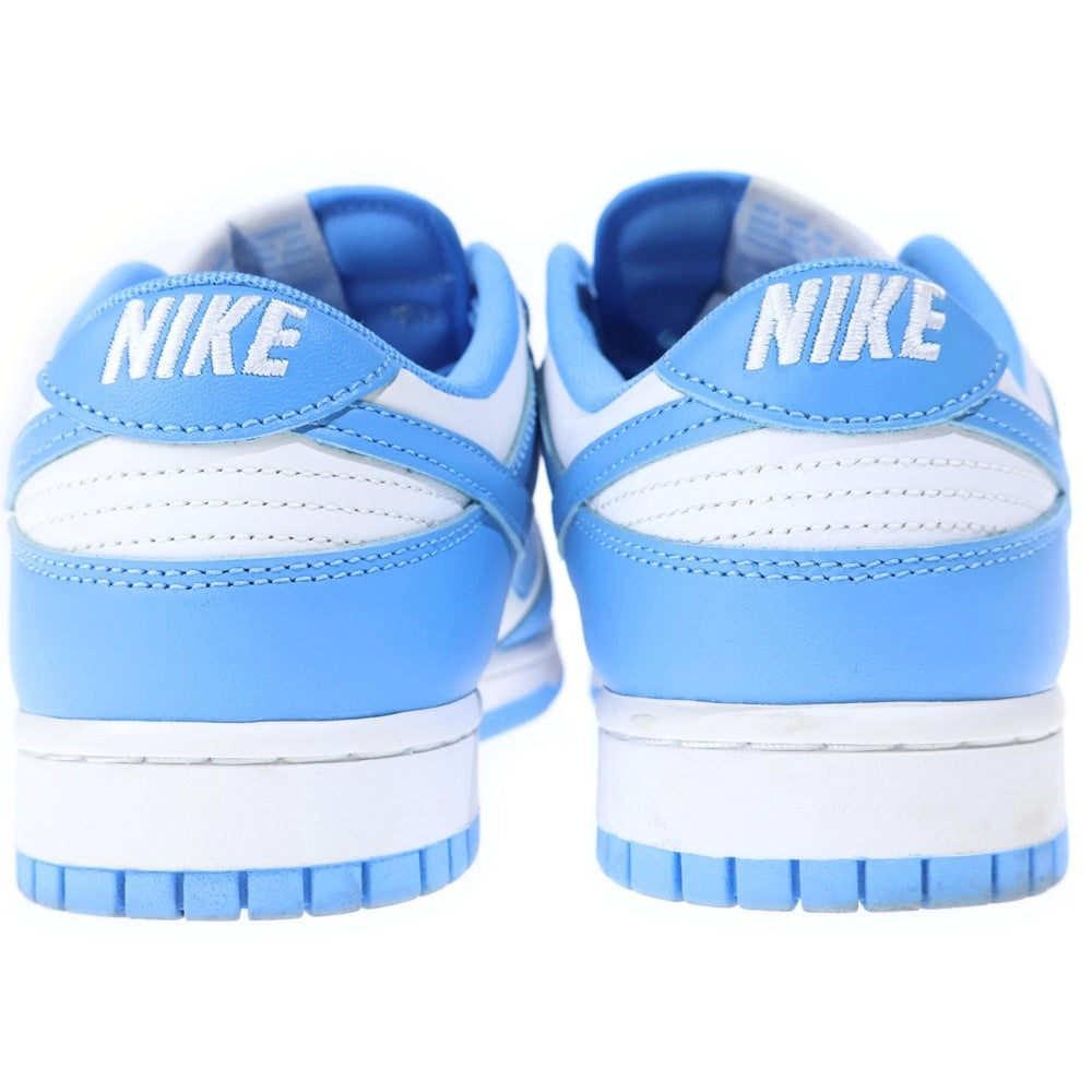NIKE(ナイキ) DUNK LOW RETRO UNC UNIVERSITY BLUE ダンク レトロ ノースカロライナ ローカットスニーカー ホワイト/ブルー US9/27cm DD1391-102