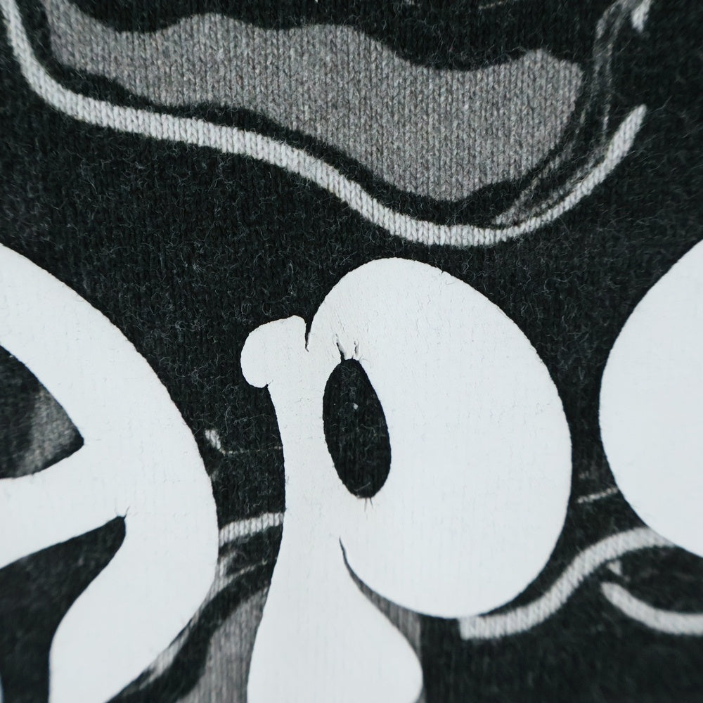 A BATHING APE(アベイシングエイプ) MARBLING CAMO LOGO RELAXED FIT CREWNECK マーブリングカモ マーブル クルーネックスウェット グレー