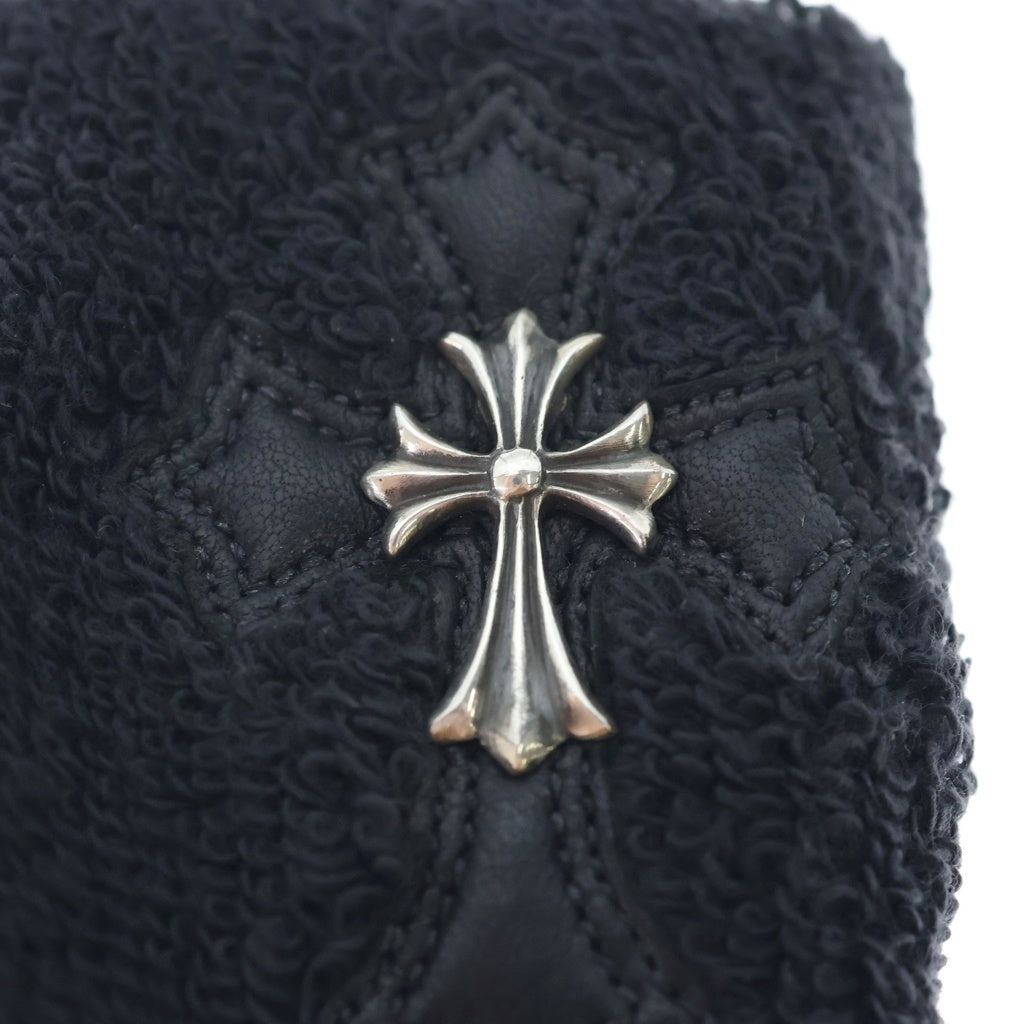 CHROME HEARTS(クロムハーツ) クロスパッチ タイニーCH リストバンド ブラック
