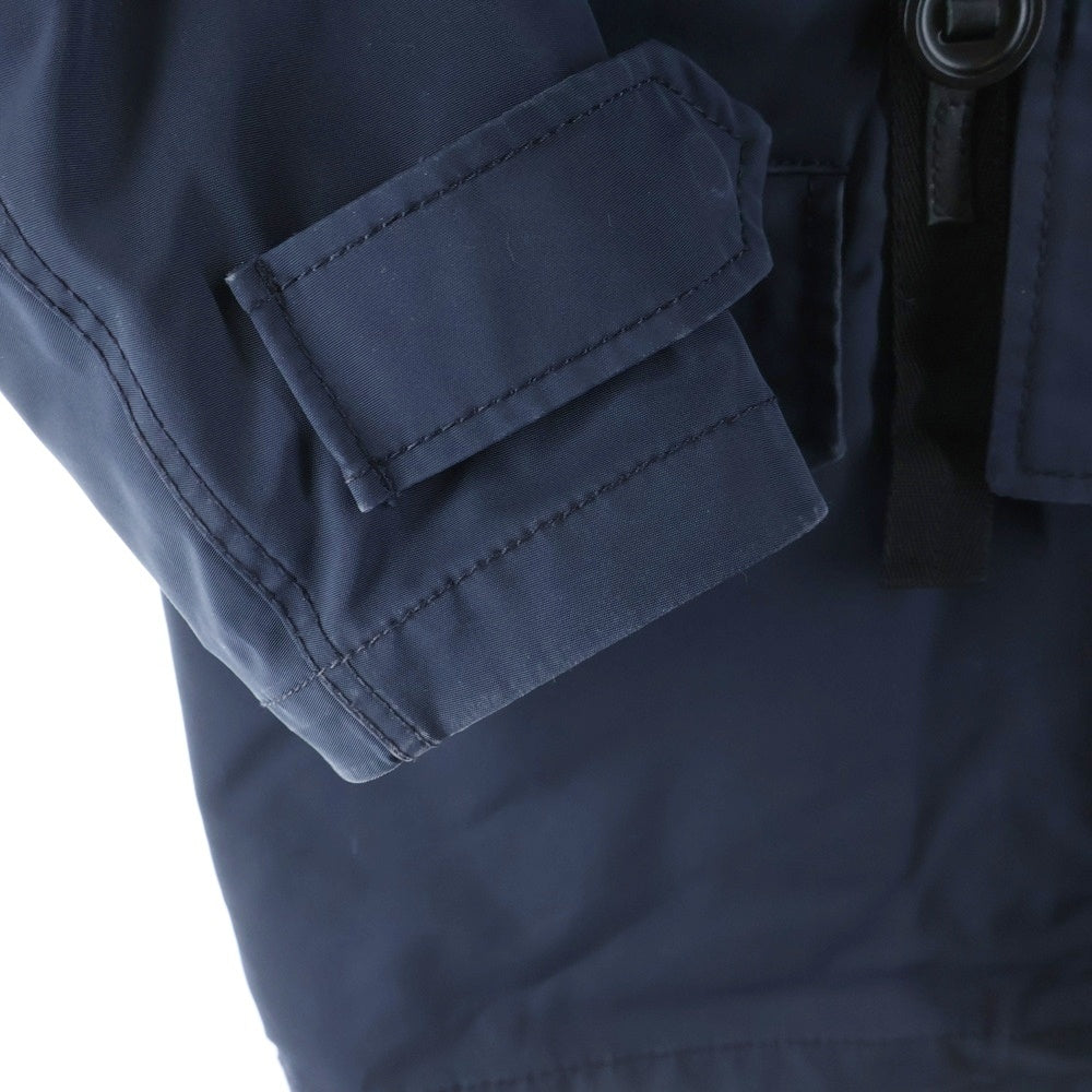 COACH(コーチ) ナイロンダウンジャケット 裏地迷彩 フードファー付き F33815 ネイビー