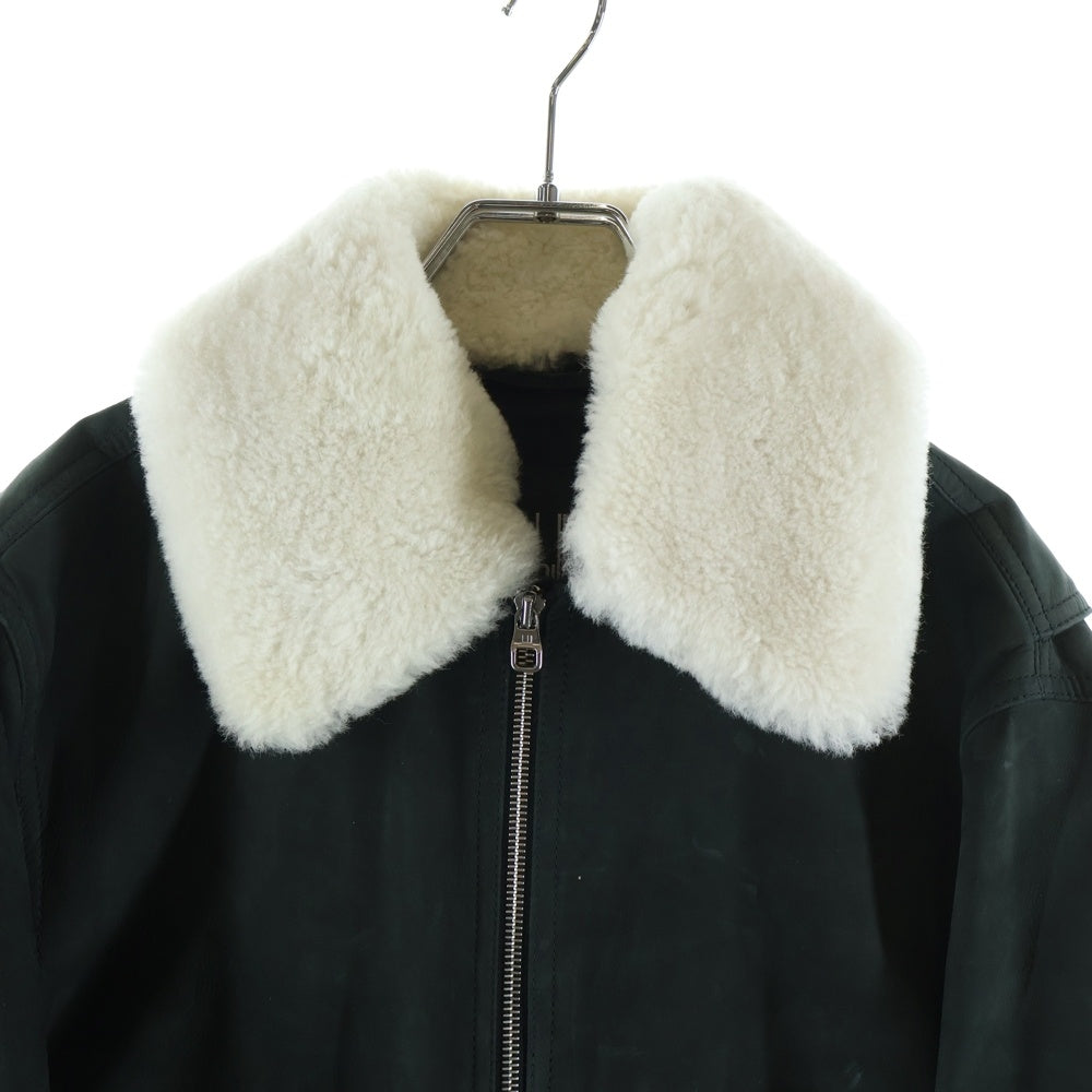 dunhill(ダンヒル) ムートン ボンバージャケット RN149617 カーキ