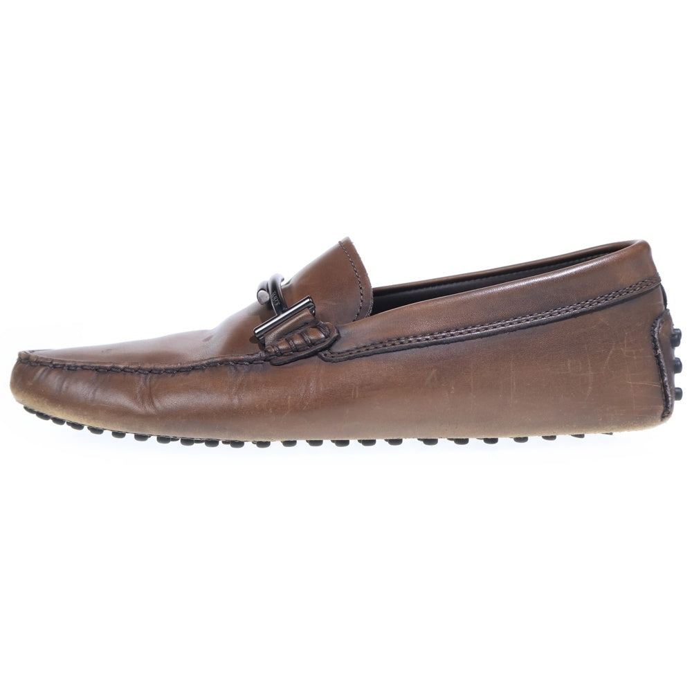 TOD'S(トッズ) GOMMINO ゴンミー二 ドライビングシューズ レザー ローファー ブラウン