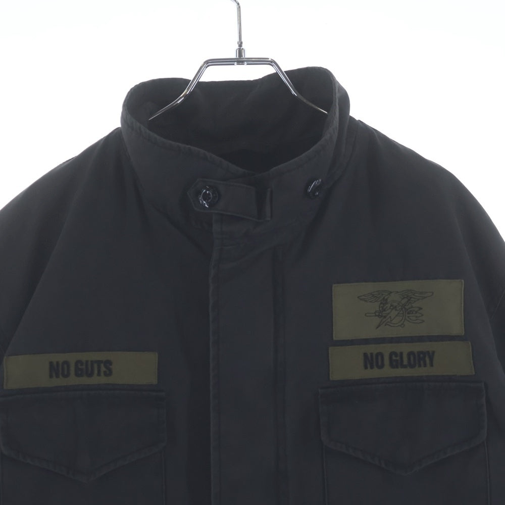 WTAPS(ダブルタップス) M-65 too late to die ジップアップ ミリタリージャケット ブラック