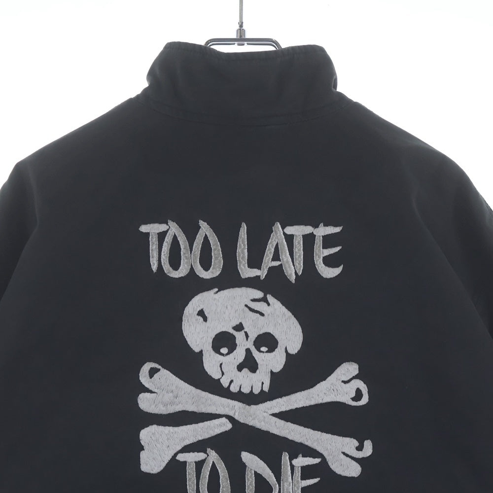 WTAPS(ダブルタップス) M-65 too late to die ジップアップ ミリタリージャケット ブラック