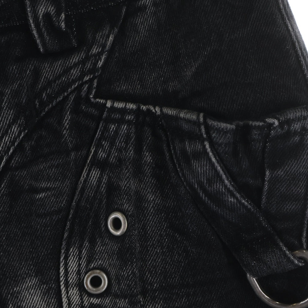 Personsoul(パーソンソール) Strap Tactical Wid denim ストラップ タクティカル ワイドデニム ブラック