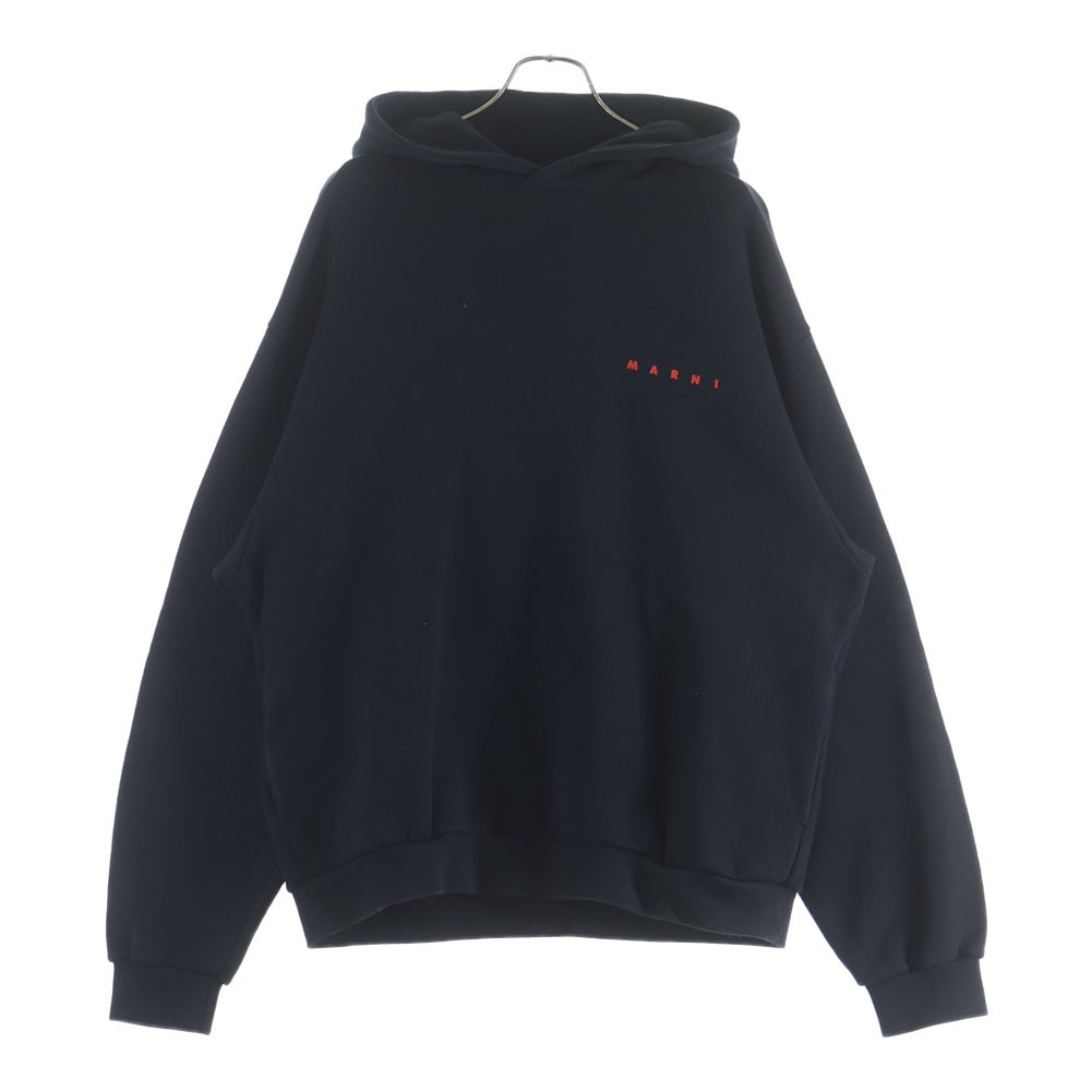 MARNI(マルニ) 21SS オーバーサイズ フラワープリント フーディーパーカー FUMU0076P0 S25494 ブラック
