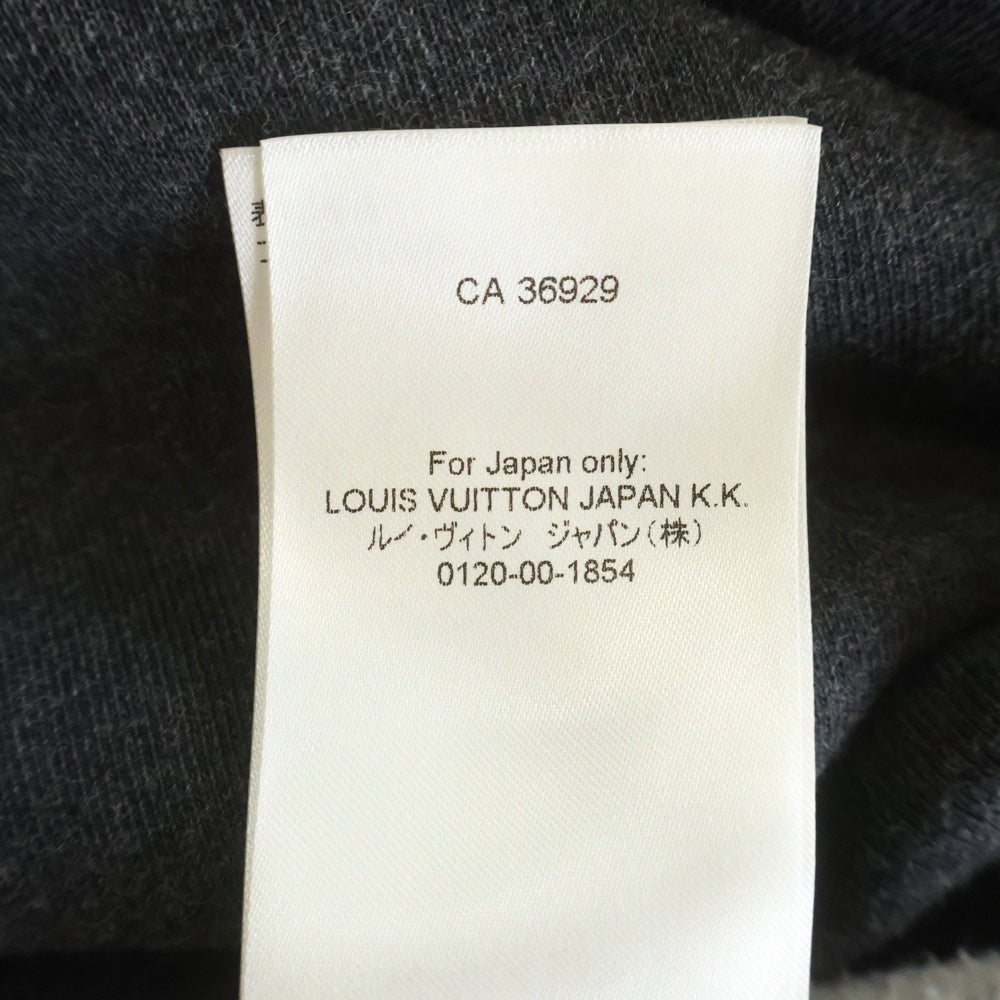 LOUIS VUITTON(ルイヴィトン) 24SS ロゴプリント プルオーバーパーカー グレー RM241MQ UYR HQY47W