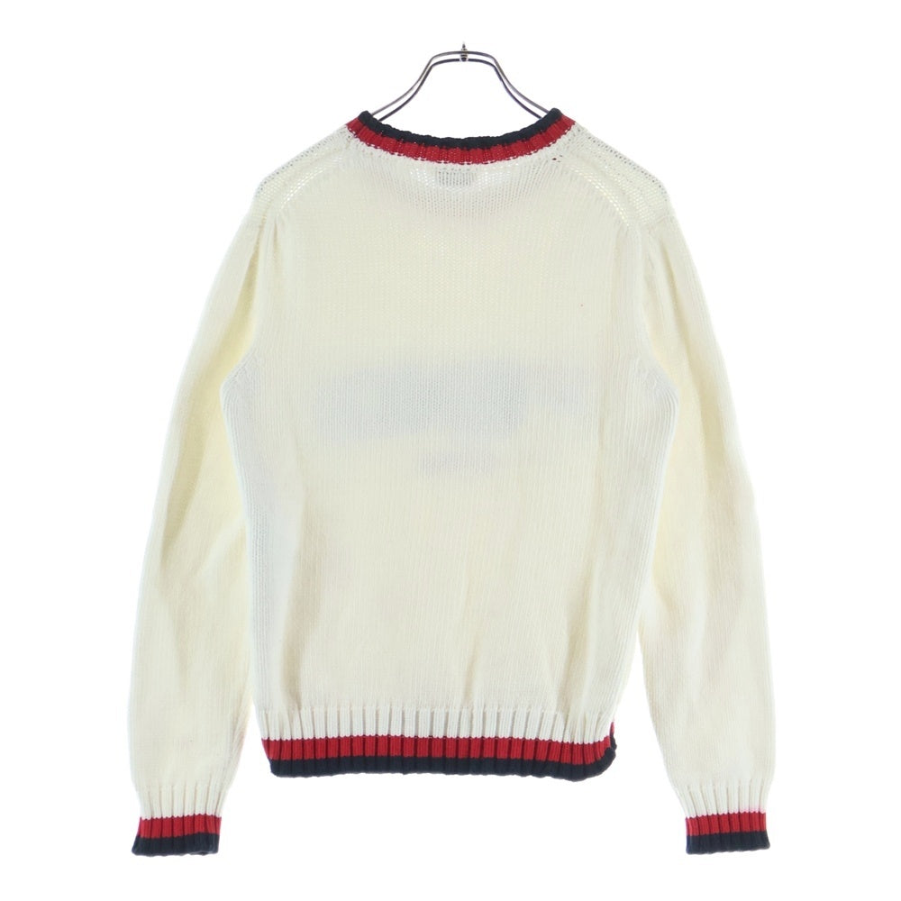 FENDI(フェンディ) ×FILA フロントロゴ FAE137 A6JR コットンニット ホワイト