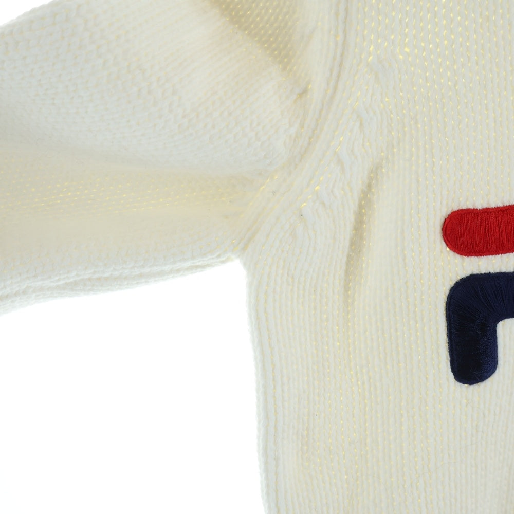 FENDI(フェンディ) ×FILA フロントロゴ FAE137 A6JR コットンニット ホワイト
