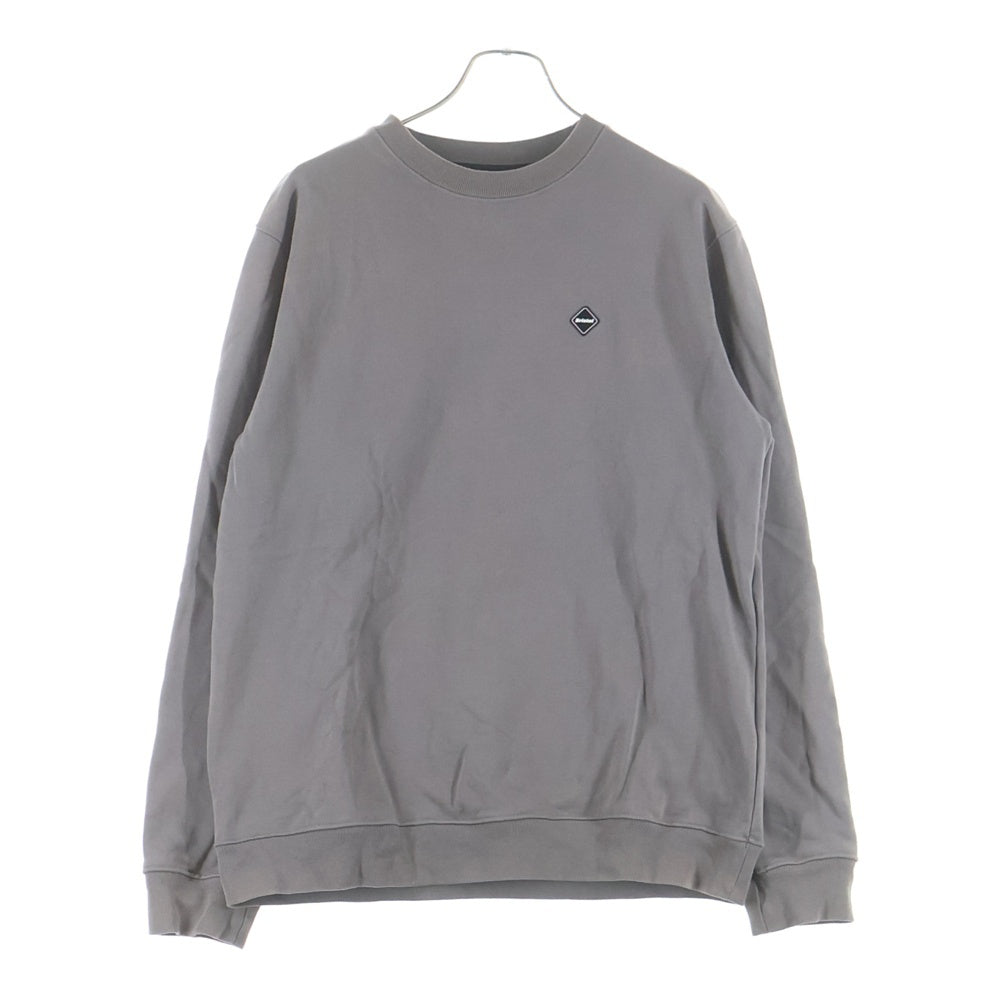 F.C.R.B./F.C.Real Bristol/FCRB(エフシーアールビー/エフシーレアルブリストル) V.I.P CREWNECK SWEAT ワンポイントロゴ スウェット トレーナー FCRB-260081 チャコールグレー