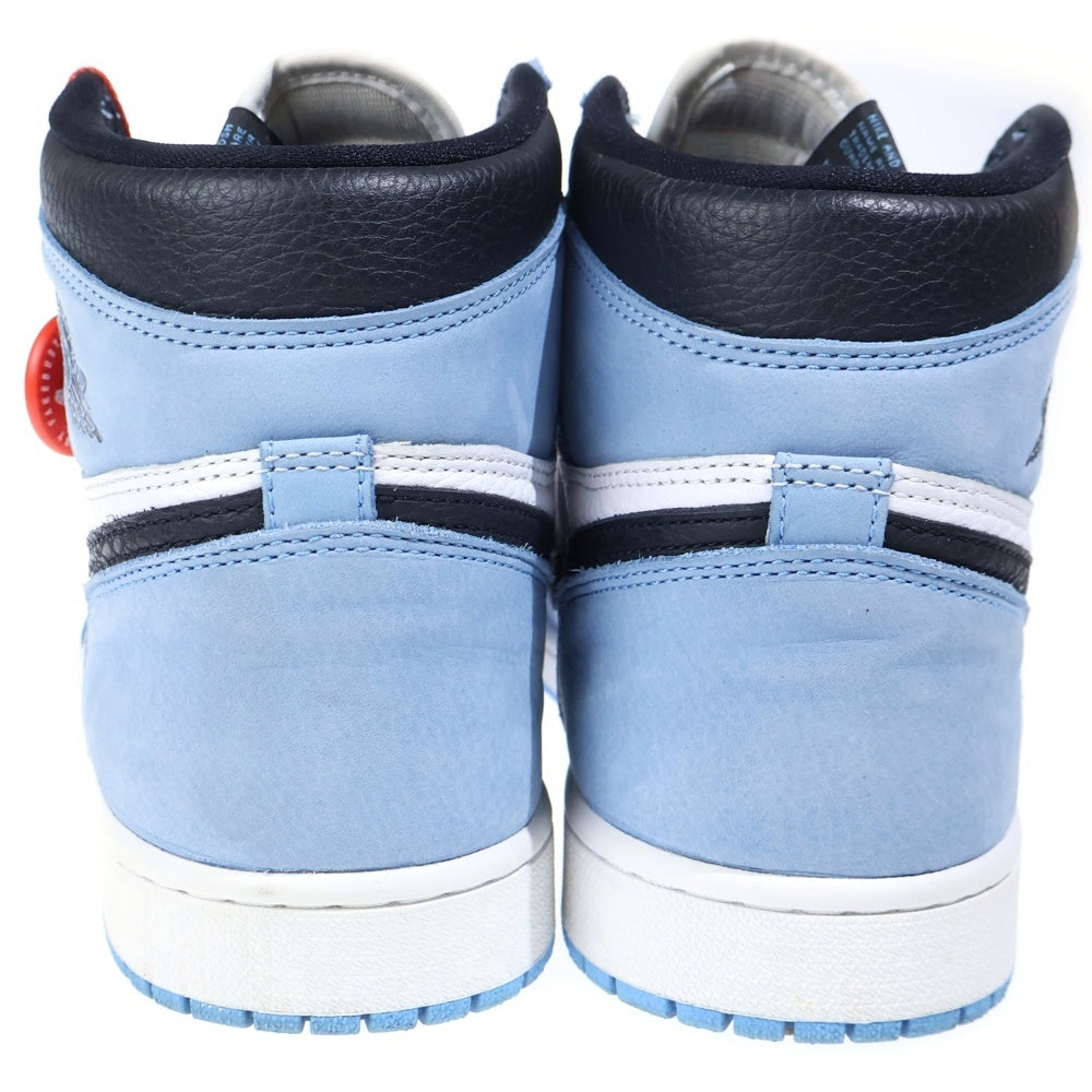 NIKE(ナイキ) AIR JORDAN 1 RETRO HIGH OG UNIVERCITY BLUE エアジョーダン1 ハイ ユニバーシティーブルー ハイカットスニーカー 555088-134 ブルー/ホワイト US10/28cm