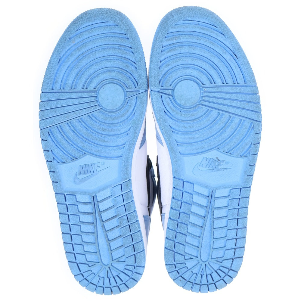 NIKE(ナイキ) AIR JORDAN 1 RETRO HIGH OG UNIVERCITY BLUE エアジョーダン1 ハイ ユニバーシティーブルー ハイカットスニーカー 555088-134 ブルー/ホワイト US10/28cm