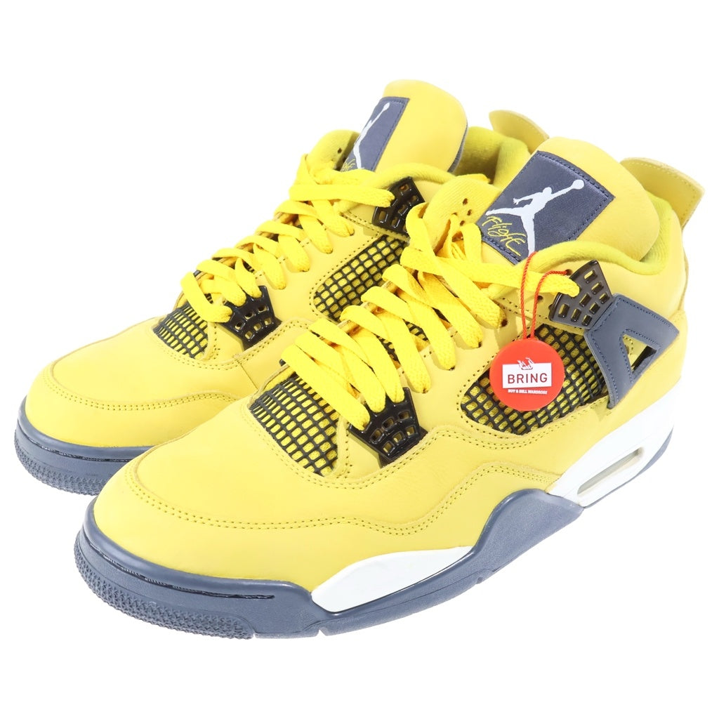 NIKE(ナイキ) AIR JORDAN 4 RETRO TOUR YELLOW CT8527-700 エアジョーダン 4 レトロ ハイカットスニーカー ツアーイエロー 30cm/US12 イエロー