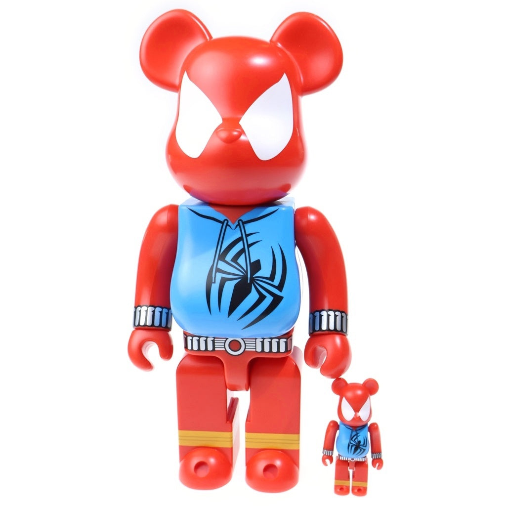 MEDICOM TOY(メディコムトイ) BE@RBRICK SCARLET SPIDER ベアブリック スカーレット スパイダー 100% & 400% レッドブルー