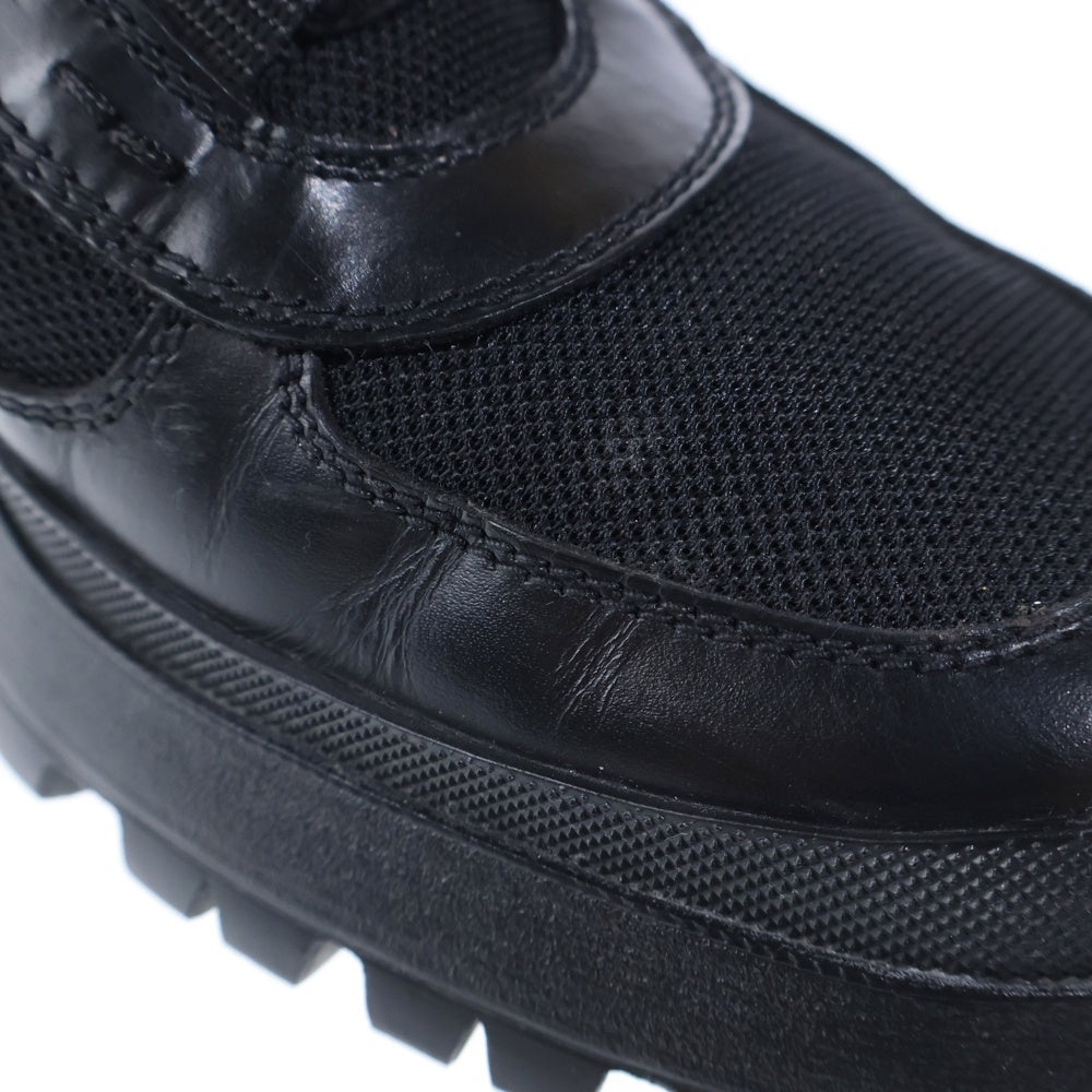 PRADA(プラダ) トレッキングシューズ ビブラムソール レザー切替 903 ローカットスニーカー ブラック