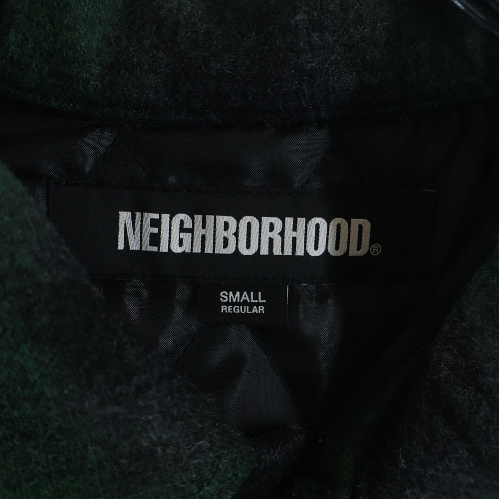 NEIGHBORHOOD(ネイバーフッド) 24AW CPO SHIRT LS OMBRE キルティングライニング 242TSNH-SHM06 シャツジャケット グリーン