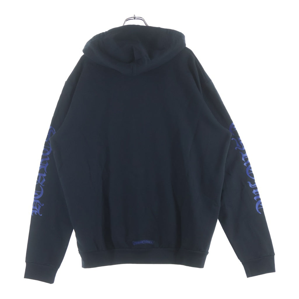 CHROME HEARTS(クロムハーツ) VERTICAL LOGO PULLOVER HOODIE ヴァーティカルロゴ プルオーバーパーカー フーディー ブラック/ネイビー