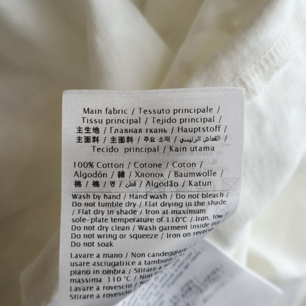 VALENTINO(ヴァレンティノ) 21AW LOGO T-SHIRT フロントロゴプリント クルーネック半袖Tシャツ ホワイト WV0MG10W7SS