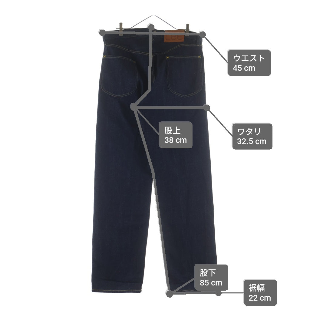 LEE(リー) × SCYE COWBOY PANTS カウボーイ ウォッシュ加工 デニムパンツ Gジャン LB0512 インディゴ