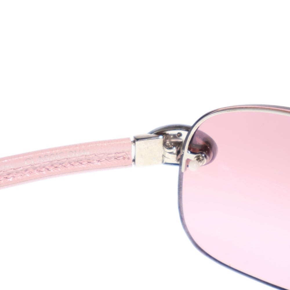 CHROME HEARTS(クロムハーツ) CLASSIC OVAL クラシックオーバル レザーテンプルサングラス SS-PKL ピンク